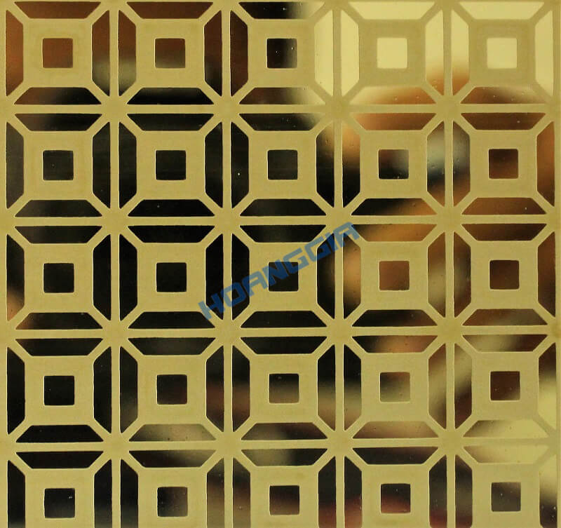 Mẫu INox HOA VĂN VÀNG 